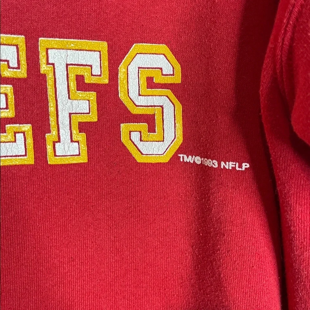 Vintage 1993 Kansas City Chiefs Crewneck Sweatshirt Size XXL